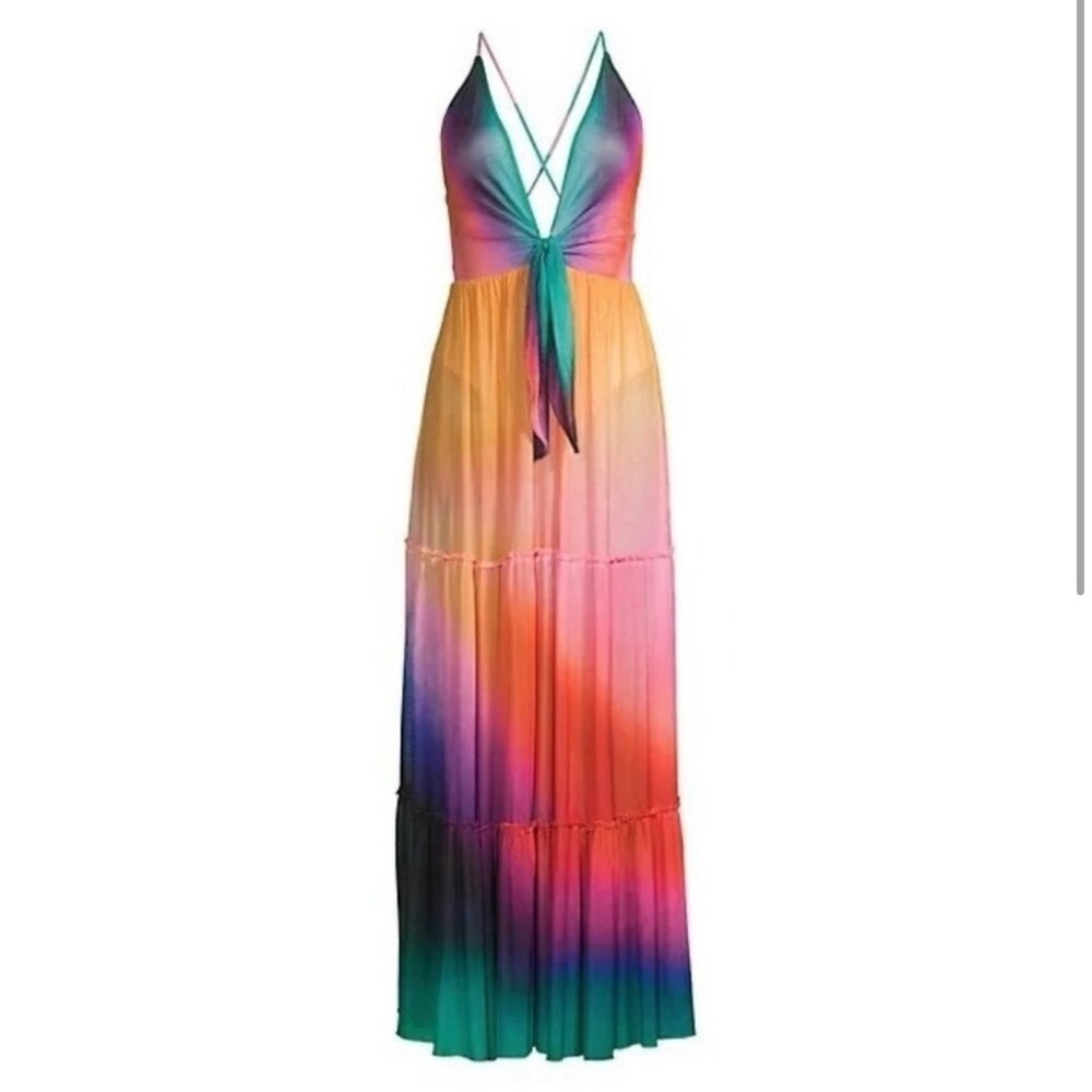 Agua Bendita Cosmea Maxi dress